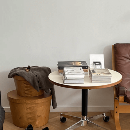 [PRE-ODER] โต๊ะอาหาร DEEPWOOD รุ่น WERK สีไม้/ขาว_2